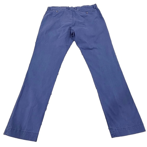 Polo Ralph Lauren Stretch Slim Fit Mens Chino Casual Golf Pants; Blue Size 36/32 - Picture 2 of 13